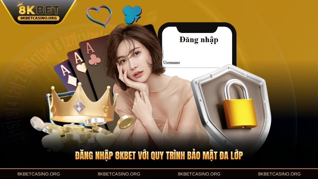 Đăng nhập 8KBET với quy trình bảo mật đa lớp