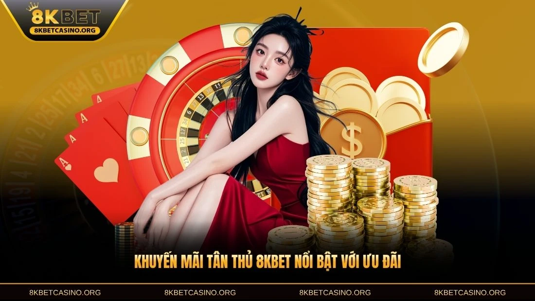 Khuyến mãi tân thủ 8KBET nổi bật với ưu đãi