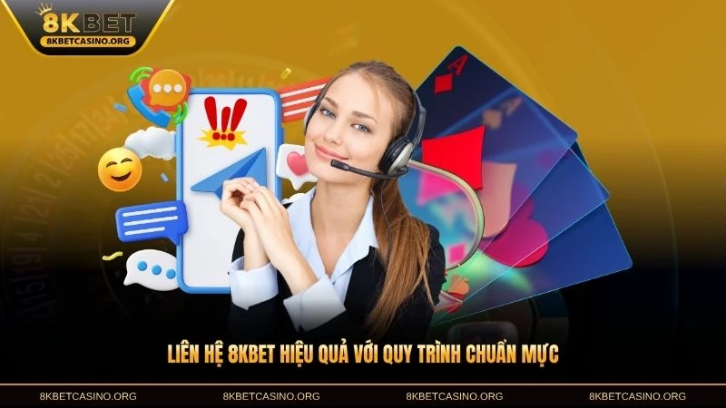 Liên hệ 8KBET hiệu quả với quy trình chuẩn mực